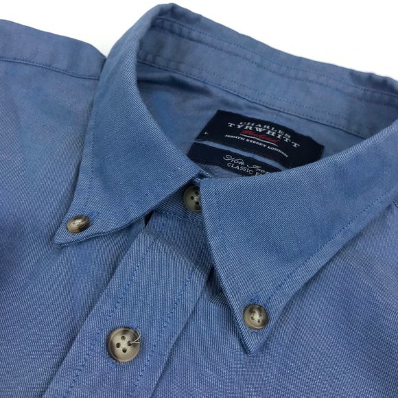 Charles Tyrwhitt Weekend Non Iron Dress Shirt Sz L - Picture 5 of 8